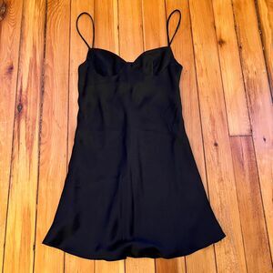 NWT Zara Women's Black Mini Dress XS 3359/650/800